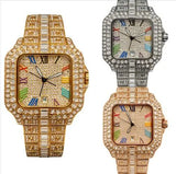NY London Men's Bling Fashion Watch – Assorted Styles, Crystal-Set Metal Bracelet