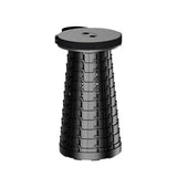 Folding Stool Portable Telescoping Seat Retractable Camping Adjustable UK