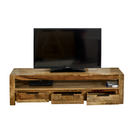 Surrey large mango wood TV unit