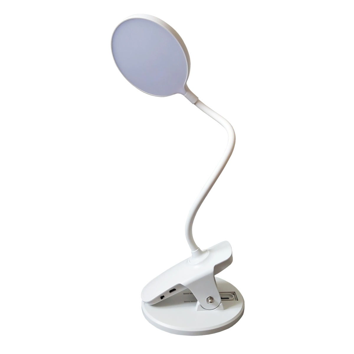 Native Lighting Clip-On Mini Desk Lamp with Flexible Gooseneck – Free-Standing or Clamp-On Light