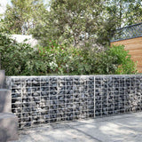 vidaXL Gabion with 3.5 mm Wire and 5x10 cm Mesh 150x20x50 cm