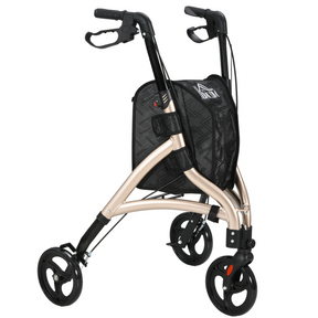 HOMCOM aluminium 3-wheel rollator