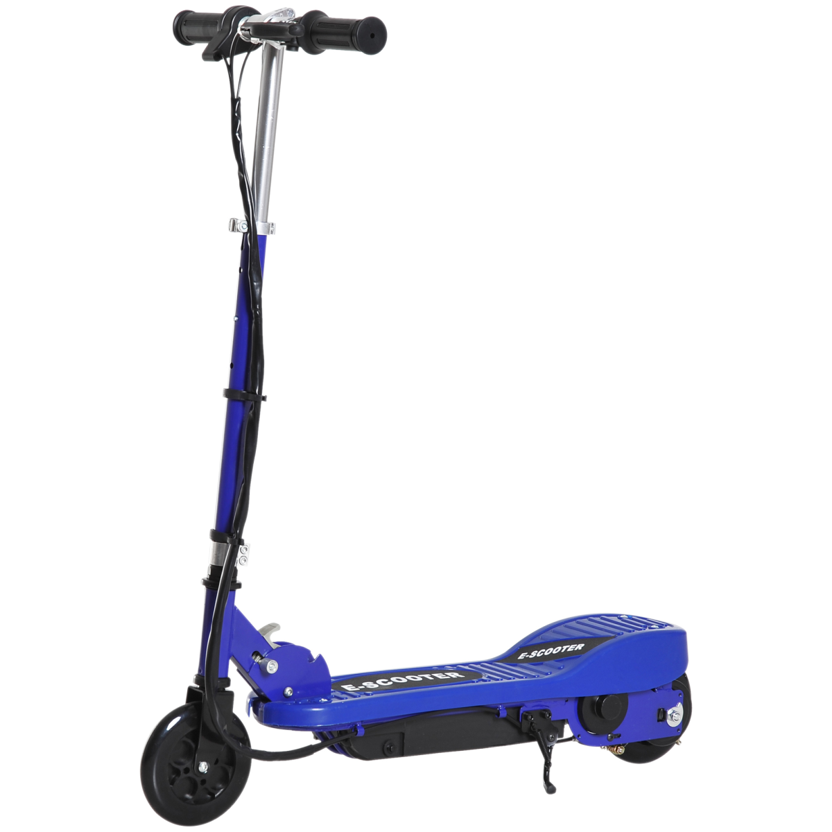 HOMCOM Folding Kids Electric Scooter with Adjustable Height & PU Wheels – Battery Powered, Ages 7-14
