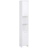 Tall freestanding storage cabinet