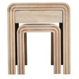 Hudson carved mango nest of 2 tables