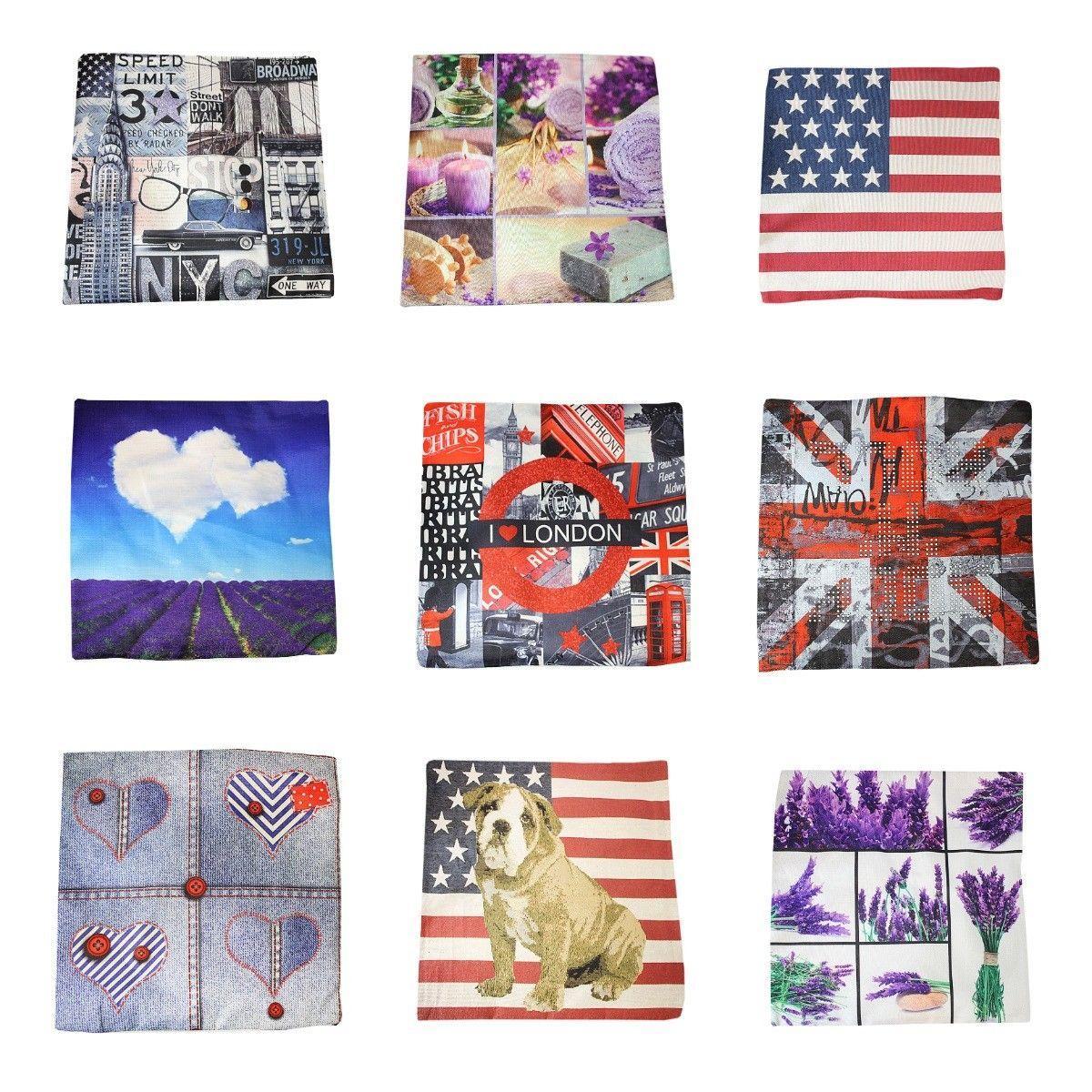 Couch Cushion Cover Case 43 x 43 cm – Assorted Designs for Bedroom & Living Room