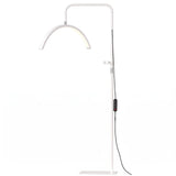 HOMCOM Half Moon Beauty Floor Lamp, Dimmable – White