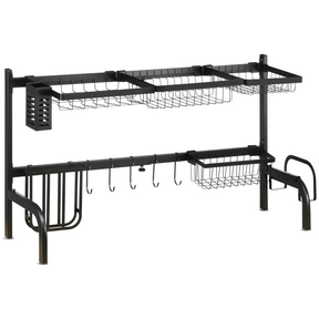 2-tier over the sink dish drying rack