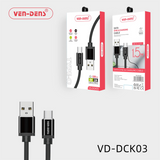 Ven-Dens USB-C to Type-C Cable – Fast Charging and Data Sync, Heat Resistant with Anti-Slip Grip