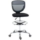 Vinsetto grey draughtsman chair