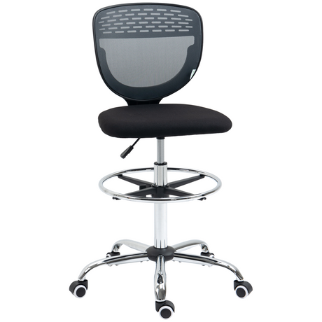 Vinsetto grey draughtsman chair