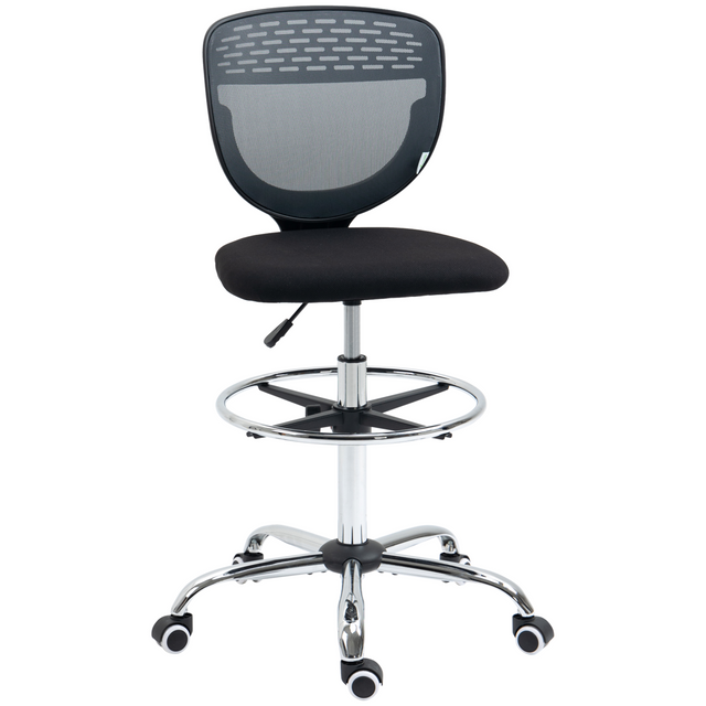 Vinsetto grey draughtsman chair