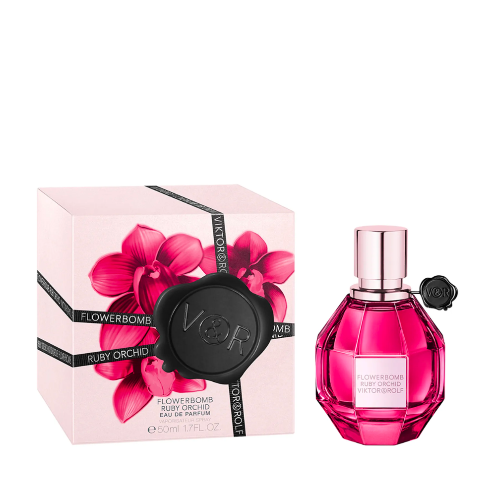 Viktor & Rolf Flowerbomb Ruby Orchid Eau de Parfum Spray 50ml – Floral, Fruity Fragrance for Women