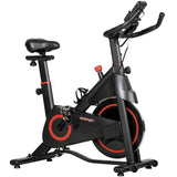 SPORTNOW Exercise Bike with Magnetic Resistance, 8kg Flywheel and LCD – Quiet Indoor Cycling for Home Workouts