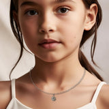 Aye Do Gifts Dinky Daisy Girls Sterling Silver Necklace, 16 Inch – Daisy Charm Gift for Birthdays & Christmas