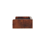 Artisan Furniture Solid Wood Belmont Wall-Mounted Console Shelf with 1 Drawer – Space-Saving Entryway Storage, Dark Brown