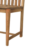 Artisan Furniture Solid Wood Ariella Dining Chair – Contemporary Japanese Design, Oak-ish Finish, Beige