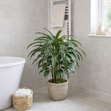 90cm Artificial Calathea Plant Dark Green