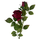 60cm Artificial Red Rose Flower – Lifelike Bloom for Home, Office or Events, Red
