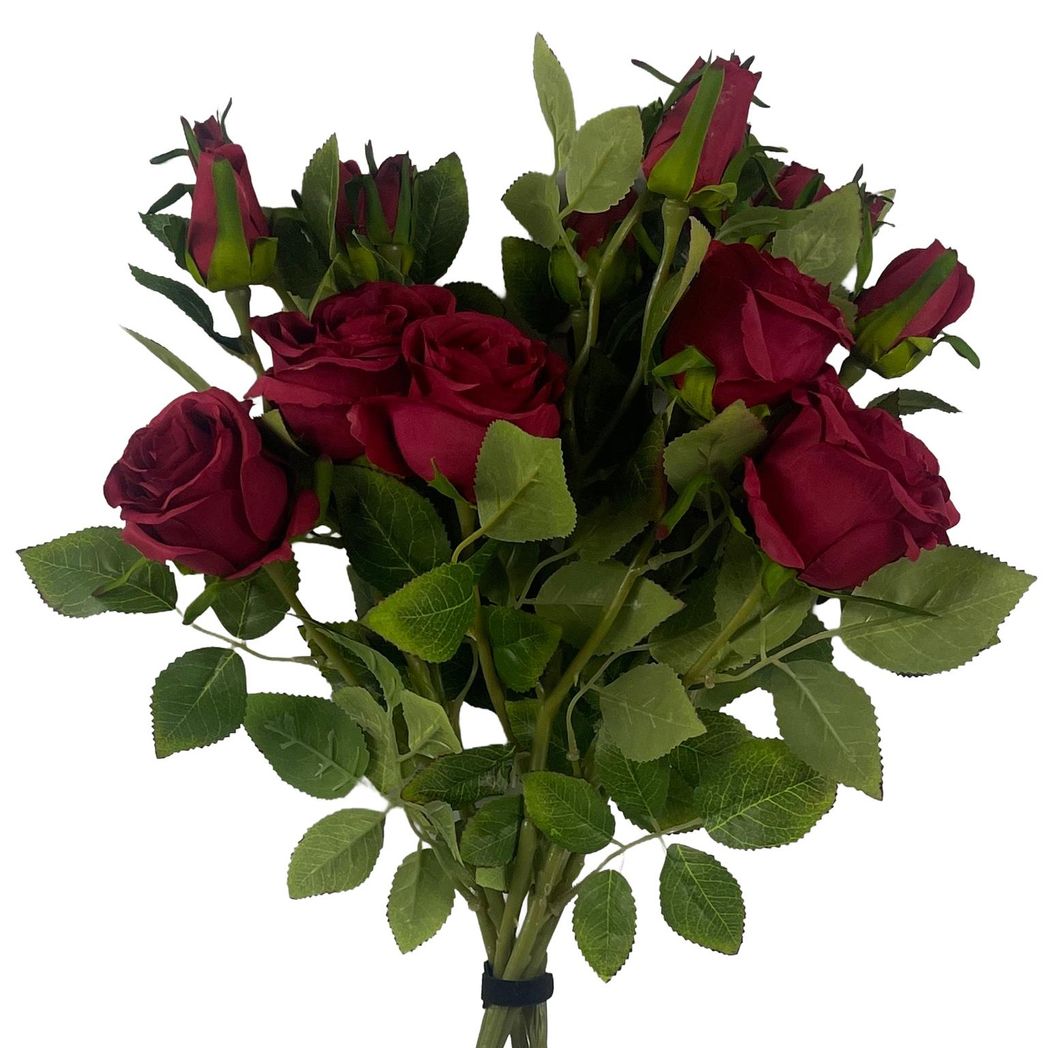 60cm Artificial Red Rose Flower – Lifelike Bloom for Home, Office or Events, Red